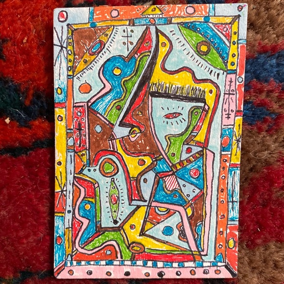 Water color and marker portrait - Picture 1 of 1